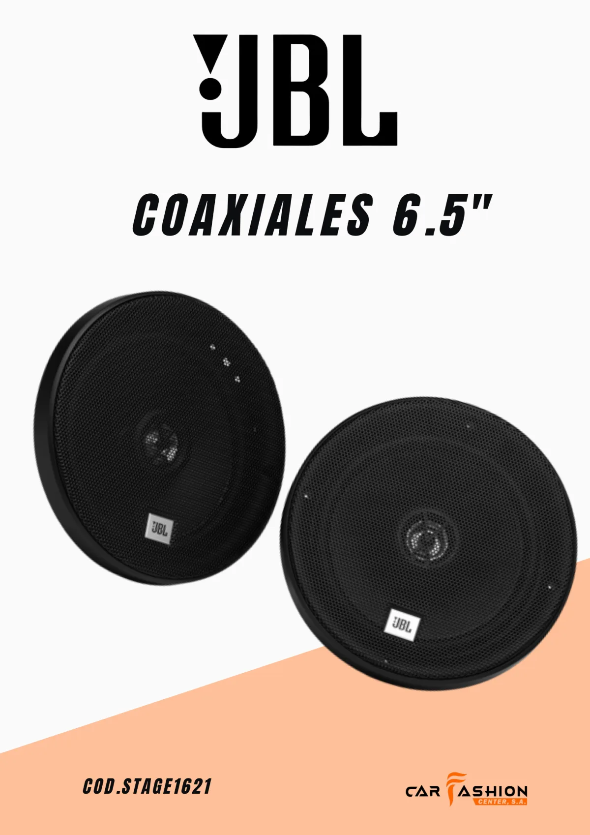 JBL stage1 621 – coaxiales 6.5" de 2 vías