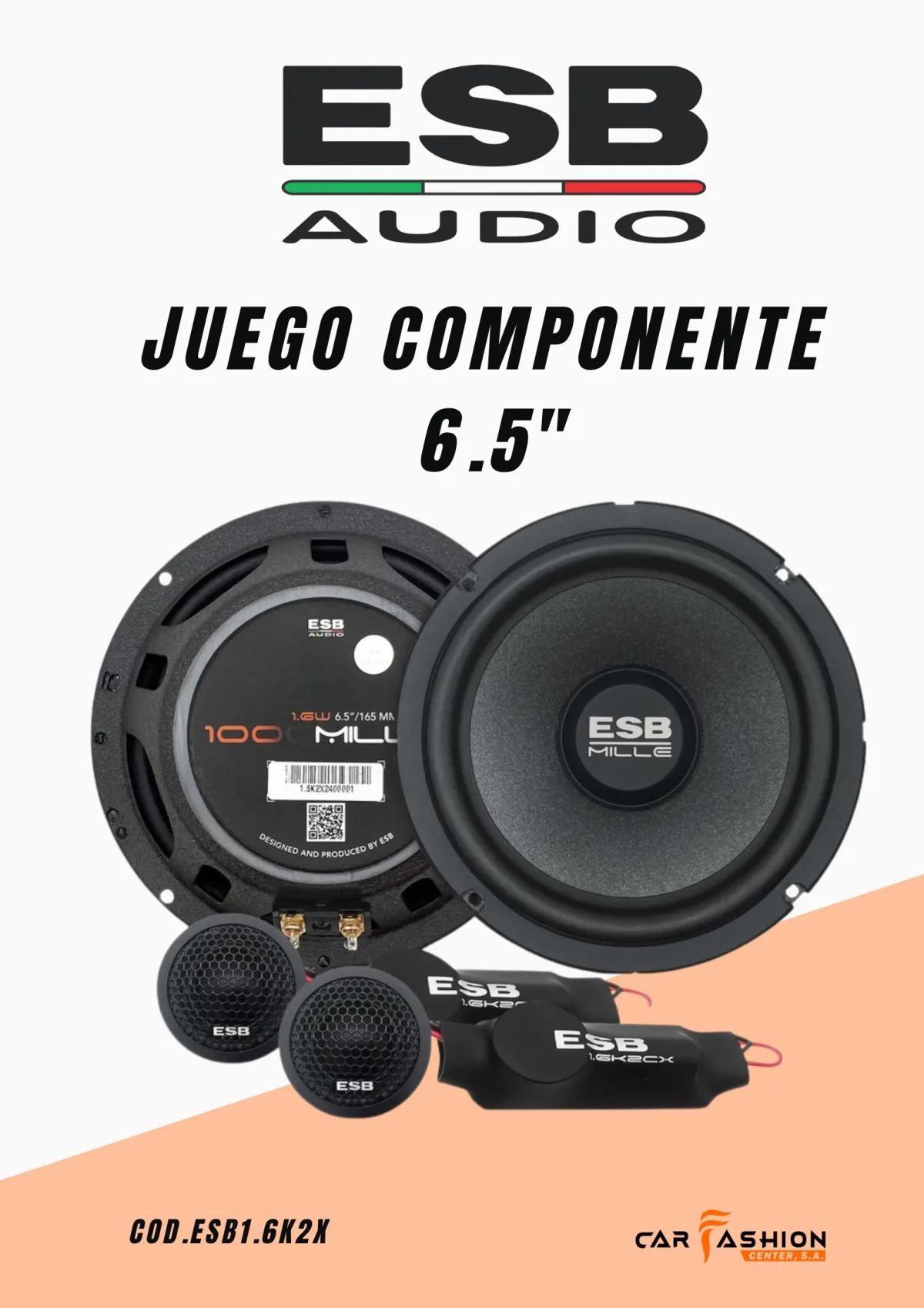 ESB Serie 1000 – Juego de Componentes  6.5"